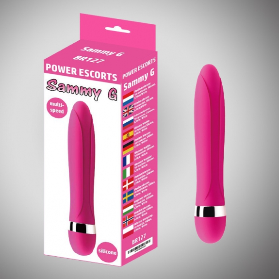 150720256876d0c00fe42.jpeg Sammy g pink vibro 18,5 cm / 7,3 inch - obrazek 1