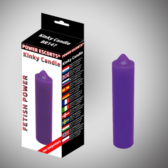 150720256876d1753d5a0.jpeg Kinky candle purple low temperature candle 20 cm - obrazek 1