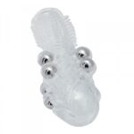 Stymulująca sex nakładka na penisa wibrator palce - obrazek 4