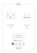 Czerwony komplet biustonosz stringi giftella l/xl - obrazek 8