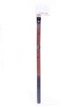 Obroża erotyczna fetysz czerwona kryształki 2 cm - obrazek 5