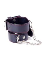 Kajdanki skórzane krępowanie wiązanie bdsm bondage - obrazek 5