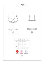 Erotyczne koronkowe sex body obsessive l/xl - obrazek 8