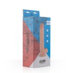 Elastyczne realistyczne żylaste dildo z przyssawką - obrazek 6