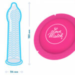 Stymulujące kobietę prezerwatywy love match 6szt - obrazek 4