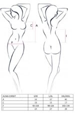 Bielizna-ALINA CORSET black S/M - Casmir - obrazek 5