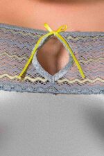 Bielizna-AVENA CORSET silver S/M - Casmir - obrazek 4