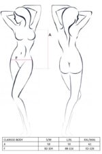 Bielizna-CLARISSE BODY black L/XL - Casmir - obrazek 5