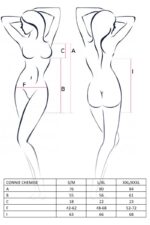 Bielizna-CONNIE CHEMISE cream L/XL - Casmir - obrazek 5