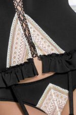 Bielizna-CONNIE CORSET black S/M - Casmir - obrazek 4