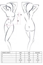 Bielizna-CONNIE CORSET cream S/M - Casmir - obrazek 4