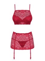 Biustonosz pas stringi sex komplet obsessive s/m - obrazek 4