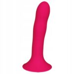 Dildo z miękkiego termoaktywnego silikonu sex 17cm - obrazek 4