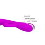 Wibrator z masażerem powietrznym łechtaczki 20cm - obrazek 6