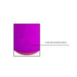 Ładowany wibrator z masażerem 17cm 12 trybów usb - obrazek 7