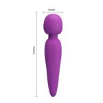 Masażer łechtaczki sex różdżka mocna ładowana 21cm - obrazek 5