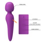 Masażer łechtaczki sex różdżka mocna ładowana 21cm - obrazek 6