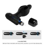 Mocny wibrujący korek analny 10 trybów 11cm sex - obrazek 7