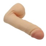 Silikonowe dildo z jądrami realistyczny penis 12cm - obrazek 4