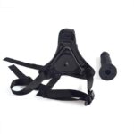 Czarne majtki strap-on z silikonowym dildo 10 cm - obrazek 5