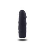 Czarne majtki strap-on z silikonowym dildo 10 cm - obrazek 7