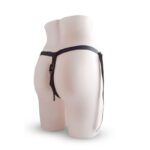 Strap-on uprząż regulowane szelki dildo penis 14cm - obrazek 3