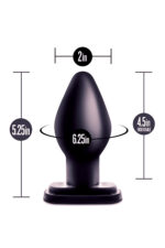 ANAL ADVENTURES XL PLUG BLACK - obrazek 9
