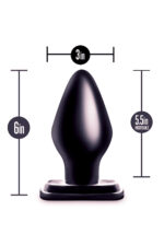 ANAL ADVENTURES XXL PLUG BLACK - obrazek 5