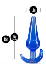 B YOURS LARGE ANAL PLUG BLUE - obrazek 10