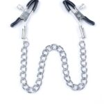 Zaciski na sutki klamerki łańcuszek bondage bdsm