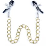 Zaciski na sutki klamerki łańcuszek bondage bdsm
