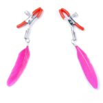 Klamry na sutki szczypce piórka bondage bdsm sex