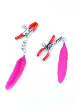 Klamry na sutki szczypce piórka bondage bdsm sex - obrazek 4