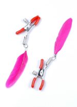 Klamry na sutki szczypce piórka bondage bdsm sex - obrazek 5