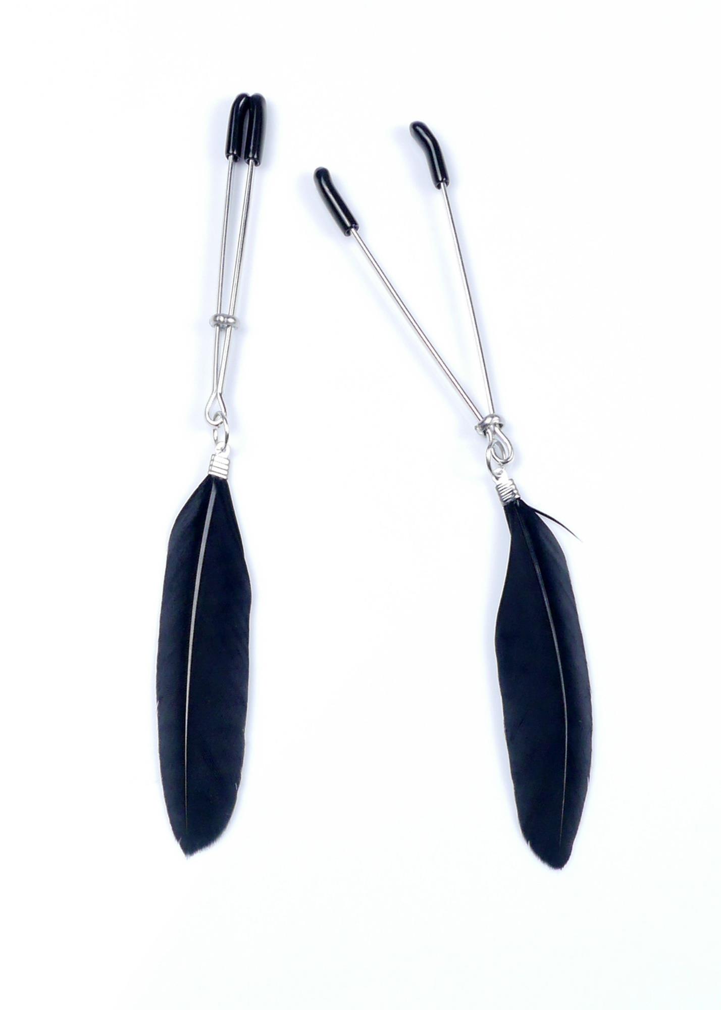 160720256877e099a41b5.jpeg Szczypce na sutki zaciski pióra bondage bdsm - obrazek 1