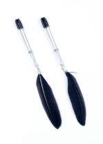 Szczypce na sutki zaciski pióra bondage bdsm - obrazek 3