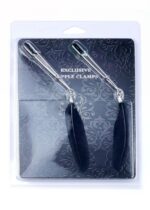 Szczypce na sutki zaciski pióra bondage bdsm - obrazek 4