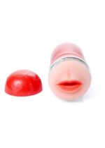 Sztuczna pochwa masturbator podwójny cipka usta - obrazek 5