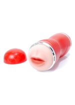 Sztuczna pochwa masturbator podwójny cipka usta - obrazek 8