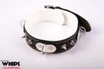 Wiązania - Obroża niewolnika ze smyczą, biała - obrazek 4