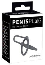 Penis Plug with Glans Ring - obrazek 3