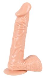 Duże giętkie realistyczne dildo przyssawka 22,5 cm - obrazek 5