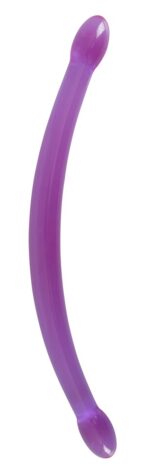 Silikonowe długie podwójne giętkie dildo 44 cm - obrazek 6