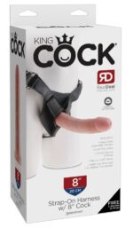 King Cock Strap-On 8 inch - obrazek 3