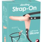 Wibrator strap-on uprząż paski 10 trybów 15cm sex