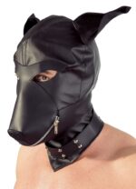 Imitation leather dog mask - obrazek 5