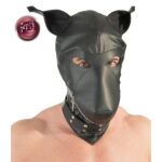 Imitation leather dog mask - obrazek 6