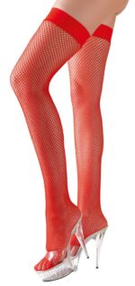 Hold-up Stockings red S - obrazek 5