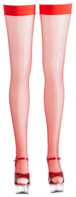 Hold-up Stockings red S - obrazek 7