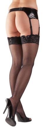 Net Stockings Lace S/M - obrazek 5